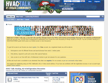 Tablet Screenshot of hvac-talk.com